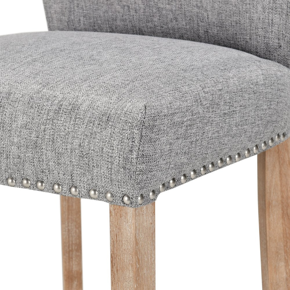 Classic Home - Ania 26" Counter Stool - Gray, Natural Brown - PL26003 view 5