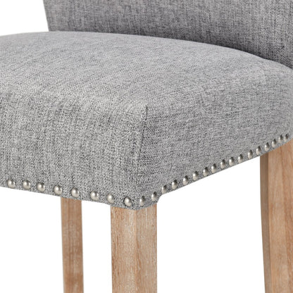 Classic Home - Ania 26" Counter Stool - Gray, Natural Brown - PL26003 view 5