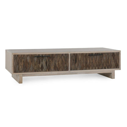 Classic Home - Anton 4-Drawer Reclaimed Wood Coffee Table In Beige - 51005308 veiw 1