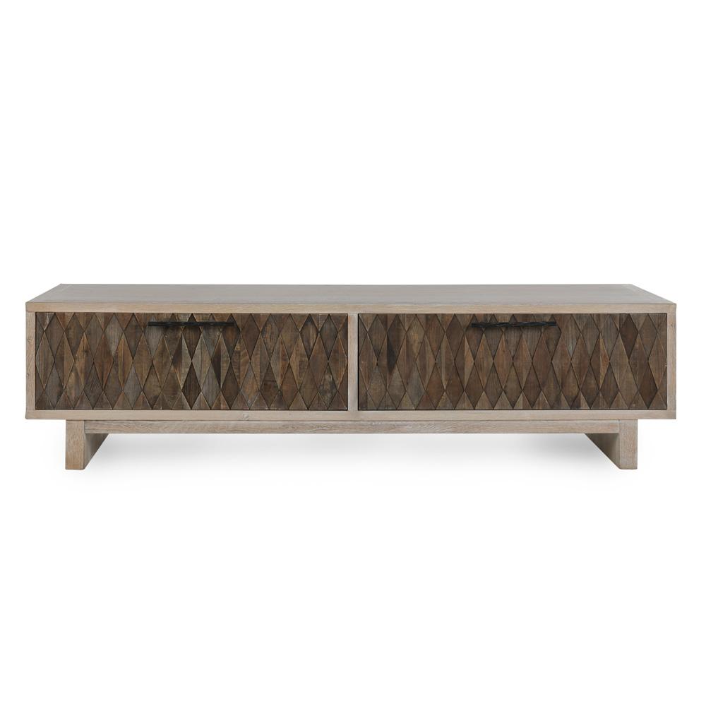 Classic Home - Anton 4-Drawer Reclaimed Wood Coffee Table In Beige - 51005308 veiw 2