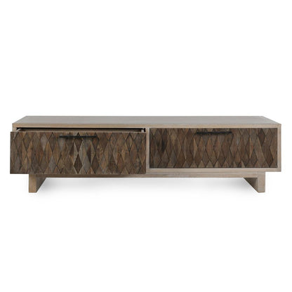Classic Home - Anton 4-Drawer Reclaimed Wood Coffee Table In Beige - 51005308 veiw 4