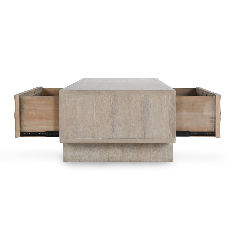 Classic Home - Anton 4-Drawer Reclaimed Wood Coffee Table In Beige - 51005308 veiw 5