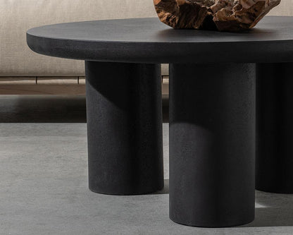 Classic Home  - Anzio Outdoor Coffee Table in Concrete Black - 51031696 veiw 8