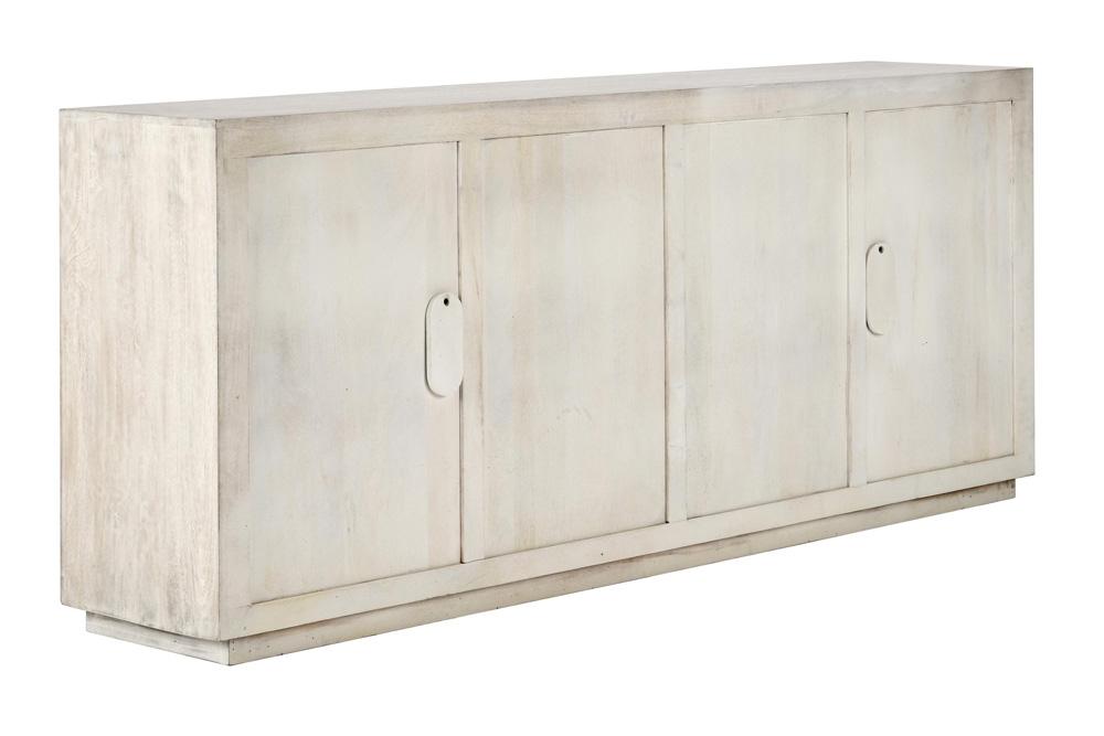 Classic Home - Apollo 84in  Mango Wood Sideboard In White Wash - 52010865 veiw 5