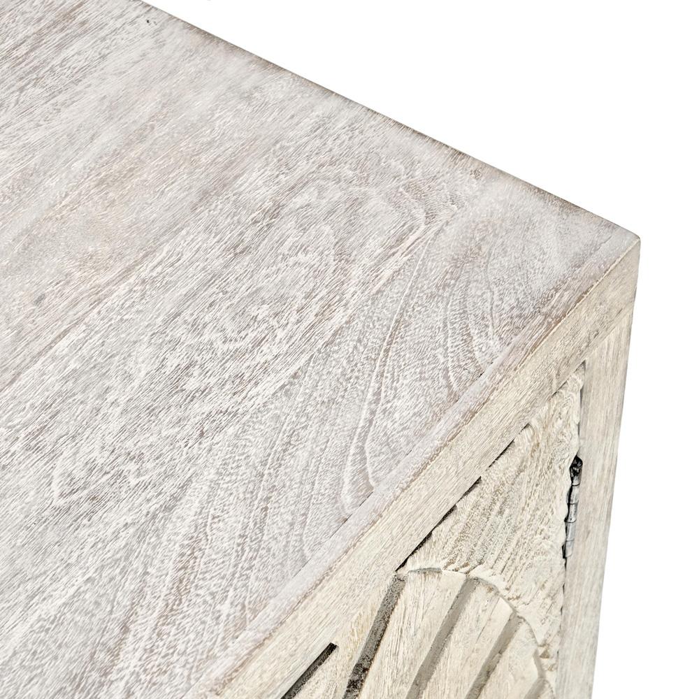 Classic Home - Apollo 84in  Mango Wood Sideboard In White Wash - 52010865 veiw 6