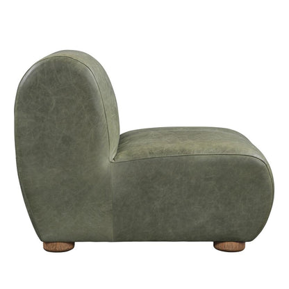 Classic Home - Arcadia Accent Chair Green Leather - 53004794 veiw 3