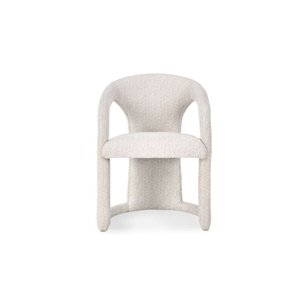 Classic Home - Archie Upholstered Dining Chair Birch Cream - 53051595 veiw 2