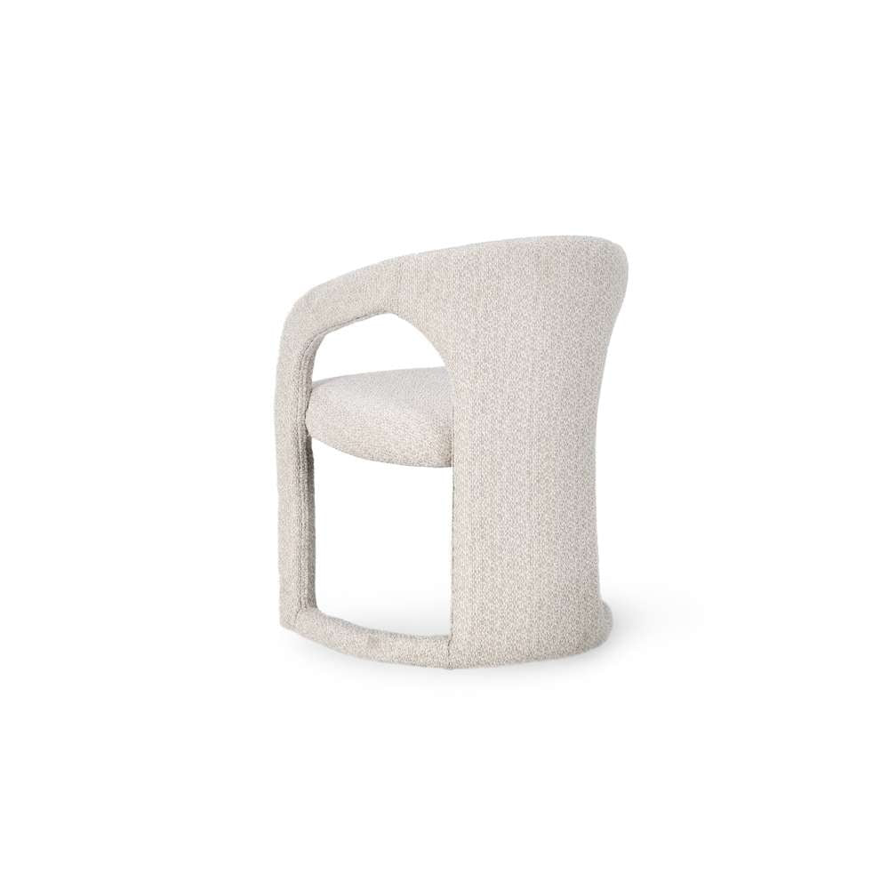 Classic Home - Archie Upholstered Dining Chair Birch Cream - 53051595 veiw 4