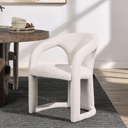 Classic Home - Archie Upholstered Dining Chair Birch Cream - 53051595 veiw 6