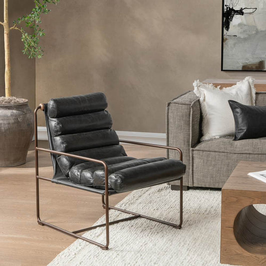 Classic Home - Argo Accent Chair Black - 53005408 view 2