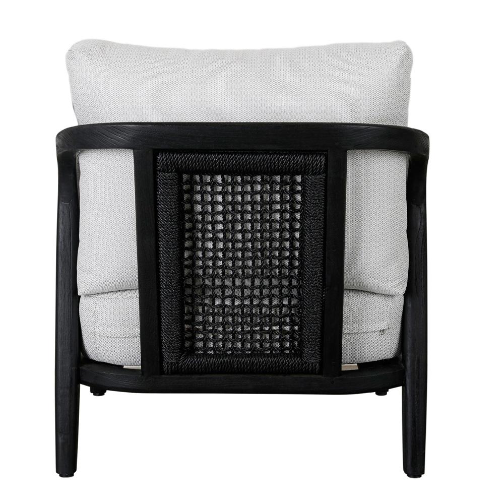 Classic Home - Aria Outdoor Accent Chair Black - 53051457 veiw 4