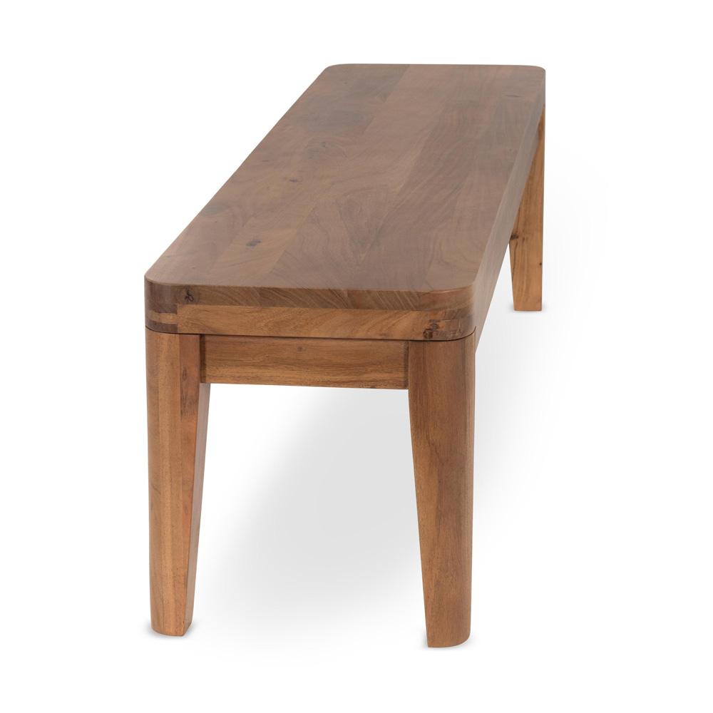 Classic Home - Arno 64in Acacia Wood Indoor Bench In Natural Finish - 53002025 veiw 3
