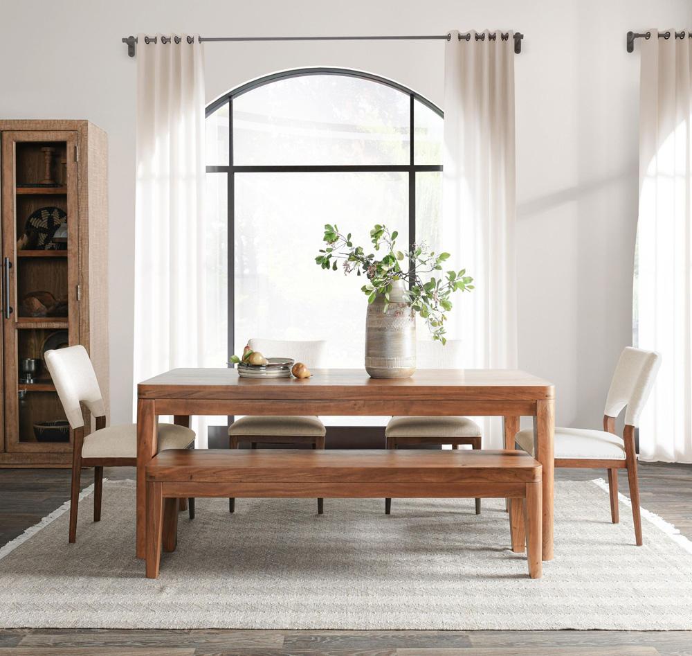 Classic Home - Arno 72in Acacia Wood Dining Table In Natural Finish - 51011914 veiw 6