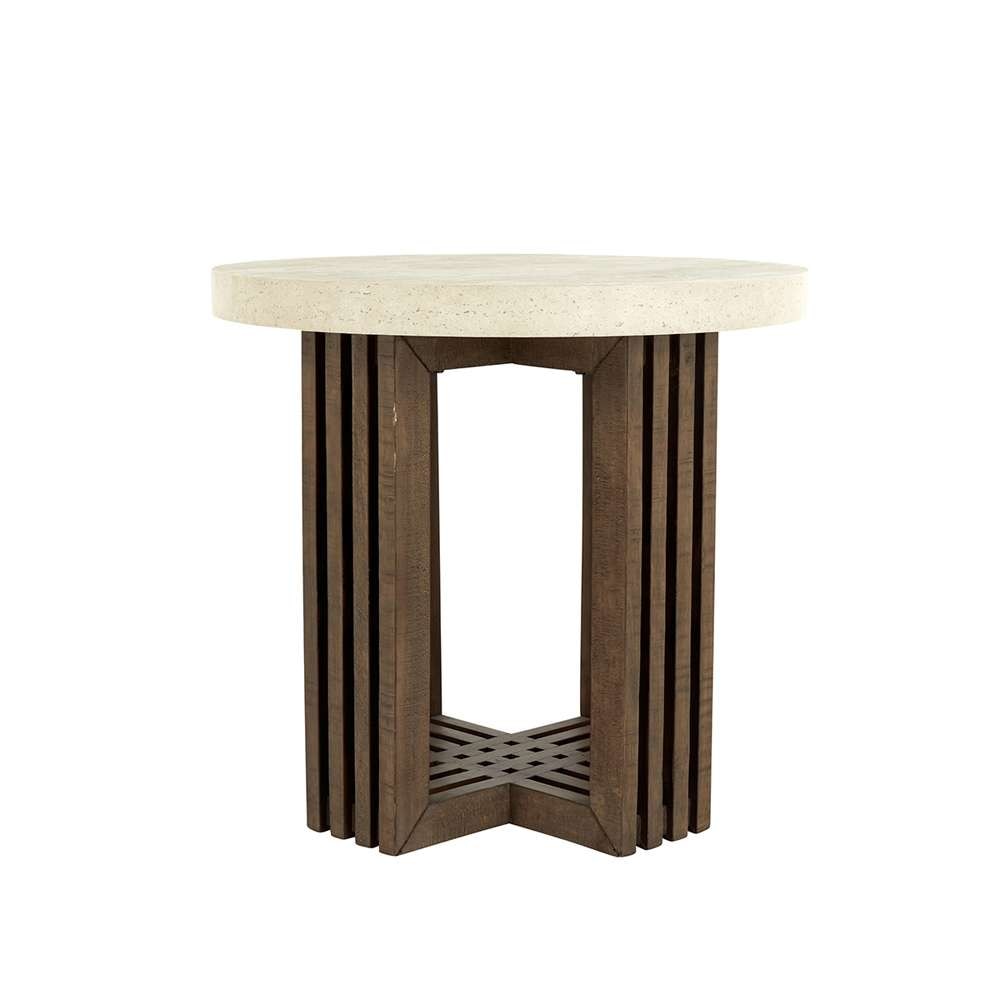 Classic Home - Aspen 26in Round End Table - 51031242 veiw 1