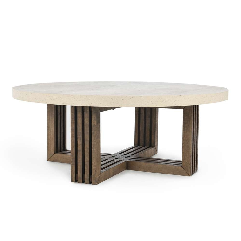 Classic Home - Aspen 47in Round Coffee Table - 51031241 veiw 1