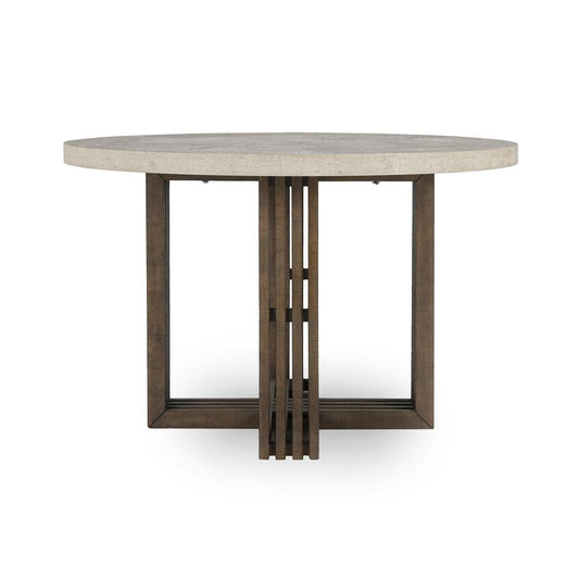 Classic Home - Aspen 47in Solid Wood Pine  Dining Table In Weathered Gray - 51031199 veiw 2