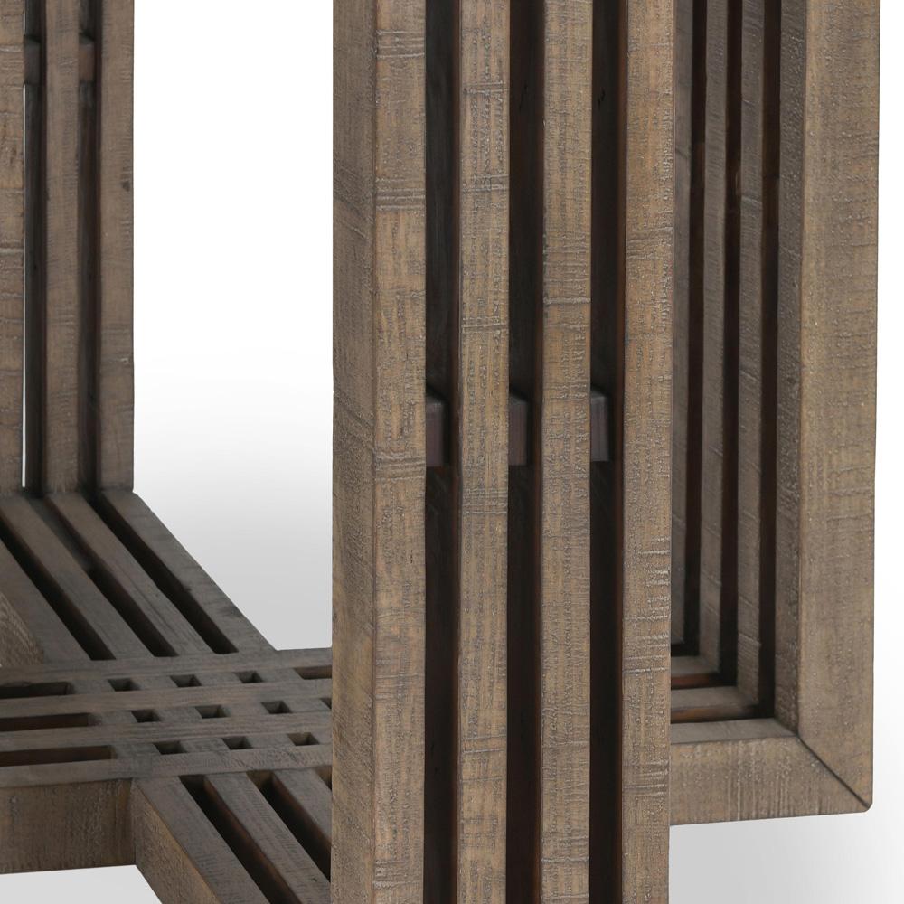 Classic Home - Aspen 47in Solid Wood Pine  Dining Table In Weathered Gray - 51031199 veiw 5