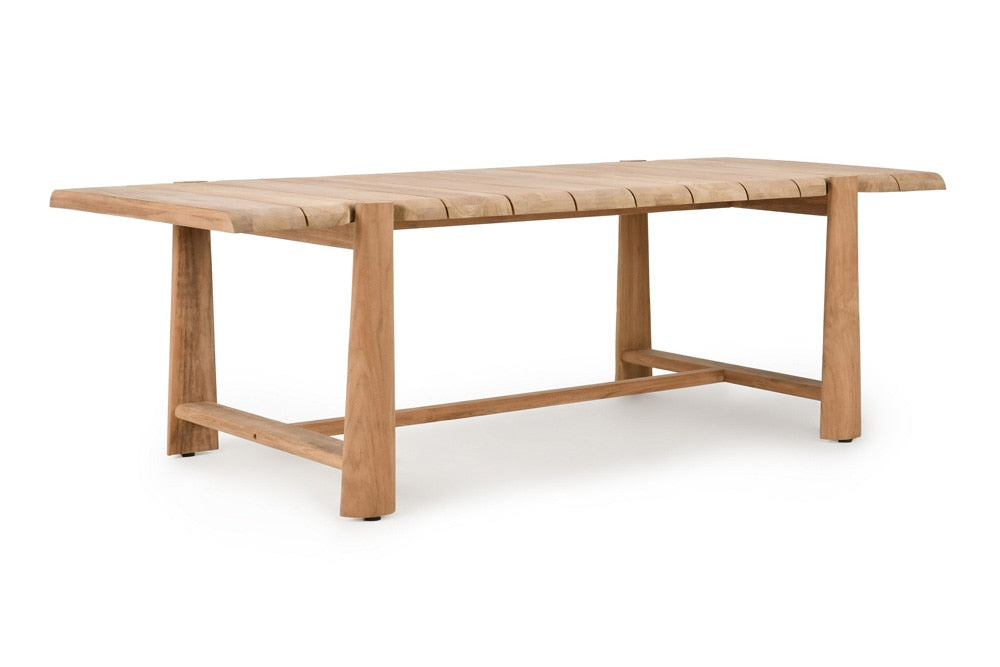 Classic Home - Aston 94in Teak Wood Outdoor Dining Table In Natural Tone - 51005939 veiw 1