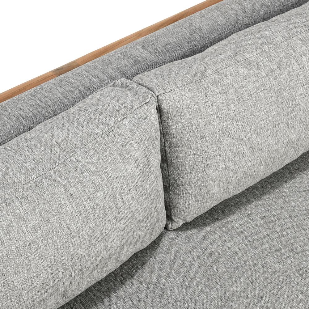 Classic Home - Aston Teak Wood Modern Outdoor Sofa In Gray - 53051616 veiw 4