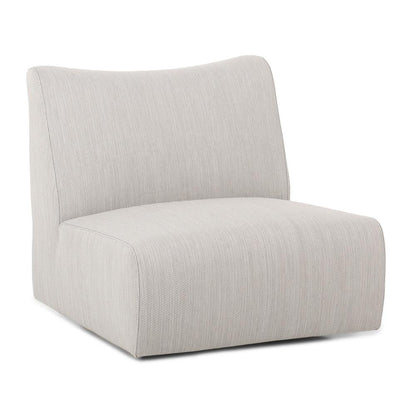 Classic Home - Atlas Outdoor Light Gray Fabric Swivel Accent Chair - 53051538 veiw 1