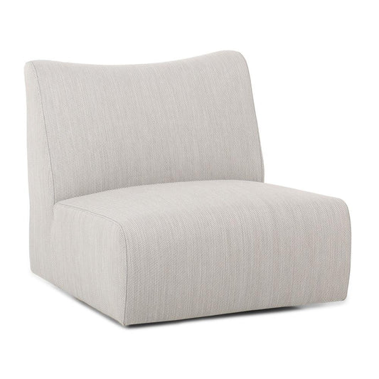 Classic Home - Atlas Outdoor Light Gray Fabric Swivel Accent Chair - 53051538 veiw 1