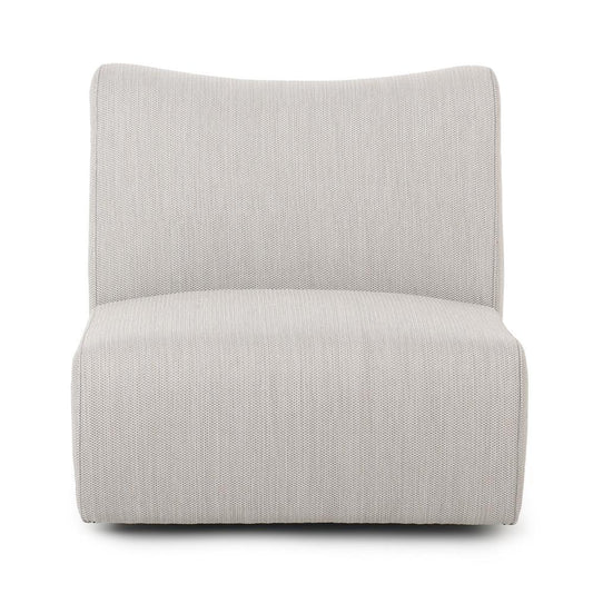 Classic Home - Atlas Outdoor Light Gray Fabric Swivel Accent Chair - 53051538 veiw 2