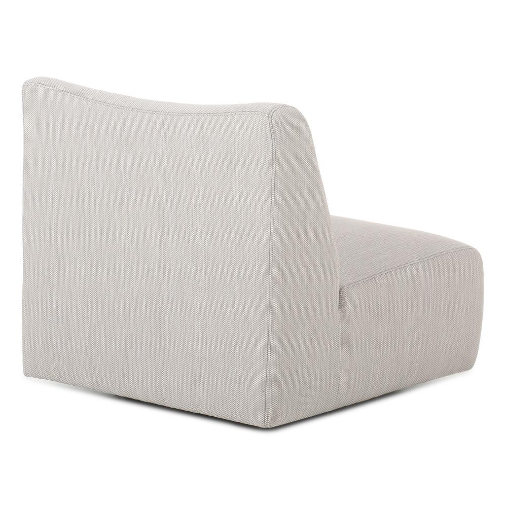 Classic Home - Atlas Outdoor Light Gray Fabric Swivel Accent Chair - 53051538 veiw 4