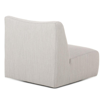 Classic Home - Atlas Outdoor Light Gray Fabric Swivel Accent Chair - 53051538 veiw 4