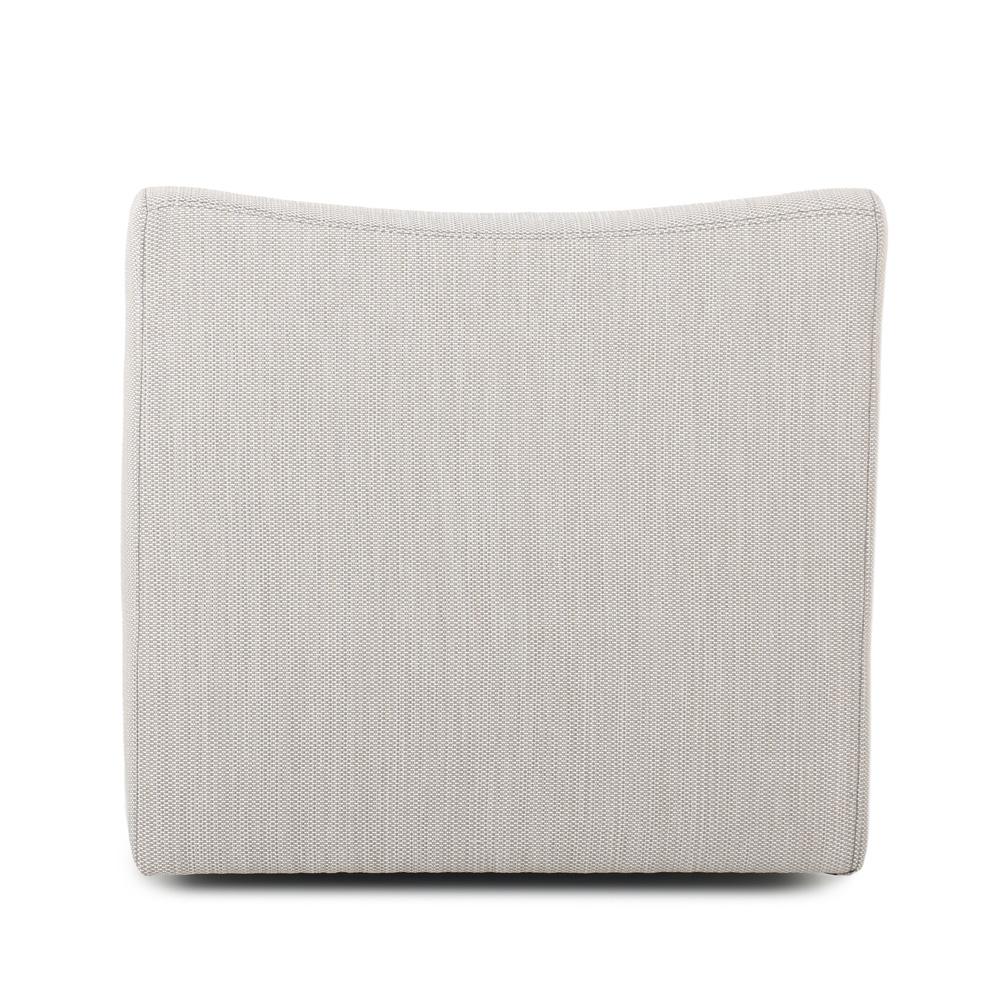 Classic Home - Atlas Outdoor Light Gray Fabric Swivel Accent Chair - 53051538 veiw 5