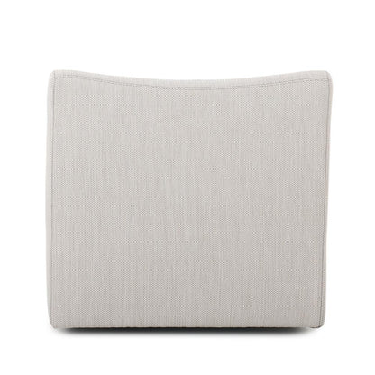 Classic Home - Atlas Outdoor Light Gray Fabric Swivel Accent Chair - 53051538 veiw 5