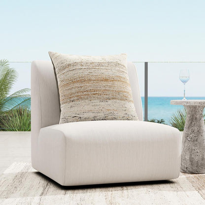 Classic Home - Atlas Outdoor Light Gray Fabric Swivel Accent Chair - 53051538 veiw 6