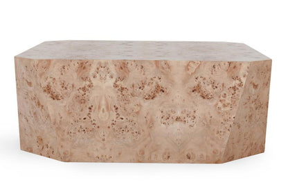 Classic Home - Avena 42in Burl Wood Square Coffee Table In Natural Tone - 51031562 veiw 2