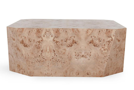 Classic Home - Avena 42in Burl Wood Square Coffee Table In Natural Tone - 51031562 veiw 2