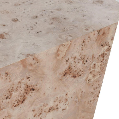 Classic Home - Avena 42in Burl Wood Square Coffee Table In Natural Tone - 51031562 veiw 3