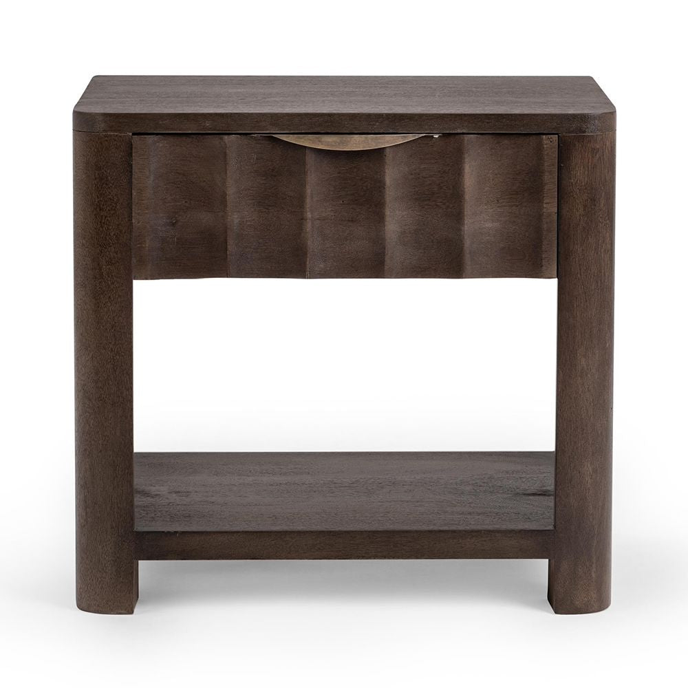 Classic Home - Baylee Mango Wood Nightstand - Cocoa Brown - 54010299 view 1