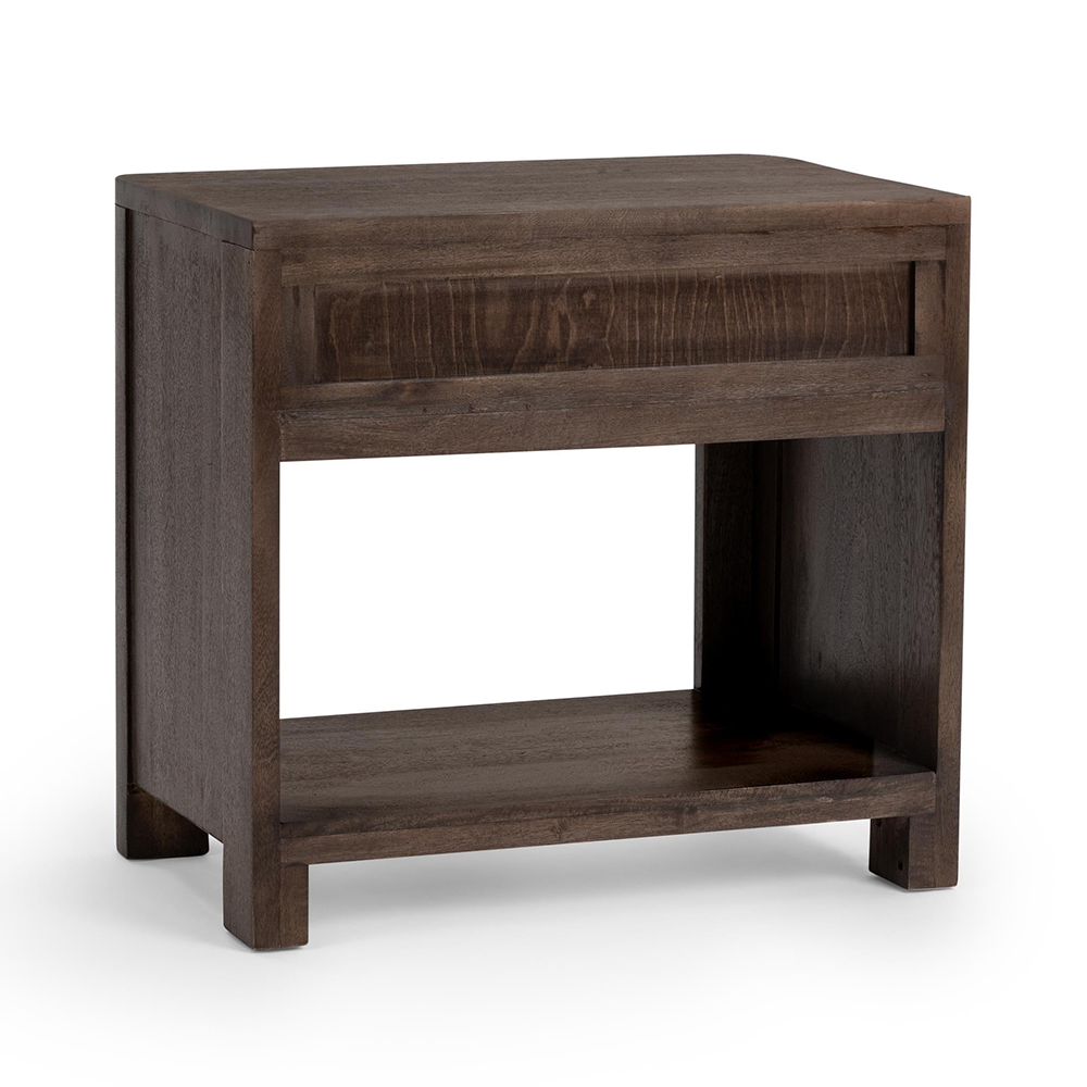 Classic Home - Baylee Mango Wood Nightstand - Cocoa Brown - 54010299 view 3