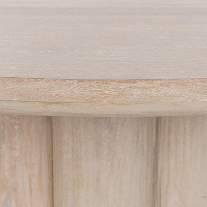 Classic Home - Beau 60" Mango Wood Round Dining Table - White - 51011996 view 4