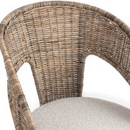 Classic Home - Bellini Rattan Counter Stool - Natural - 53051872 view 5