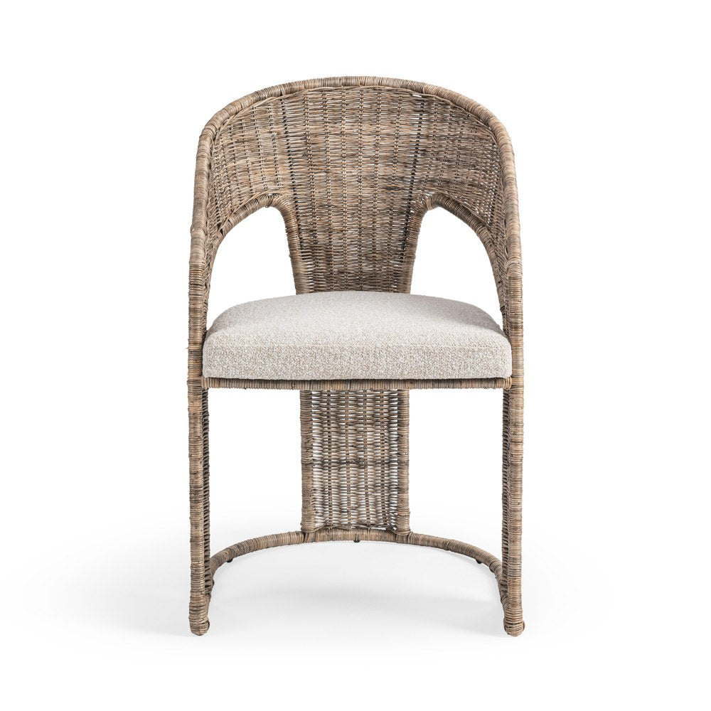 Classic Home - Bellini Rattan Dining Chair - Natural - 53051871 view 2