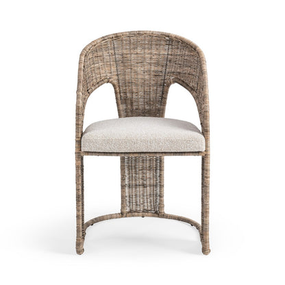 Classic Home - Bellini Rattan Dining Chair - Natural - 53051871 view 2