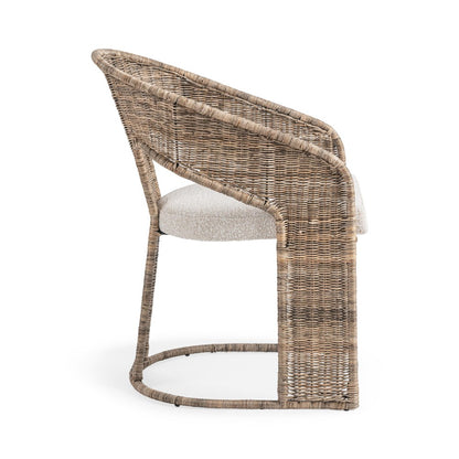 Classic Home - Bellini Rattan Dining Chair - Natural - 53051871 view 3