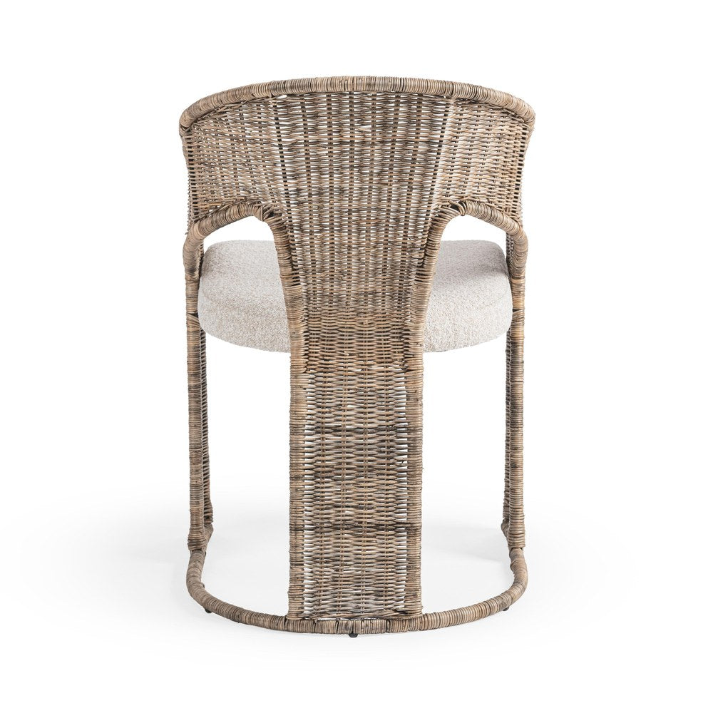 Classic Home - Bellini Rattan Dining Chair - Natural - 53051871 view 4