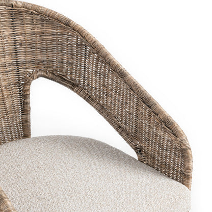 Classic Home - Bellini Rattan Dining Chair - Natural - 53051871 view 5