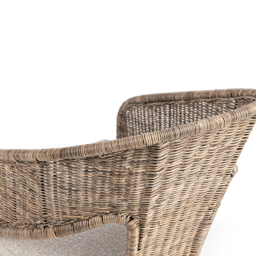 Classic Home - Bellini Rattan Dining Chair - Natural - 53051871 view 6