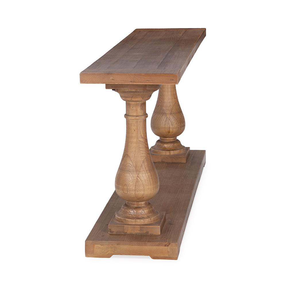 Classic Home  - Biltmore Reclaimed Pine Console Table - Mission Brown - 51005393 veiw 3
