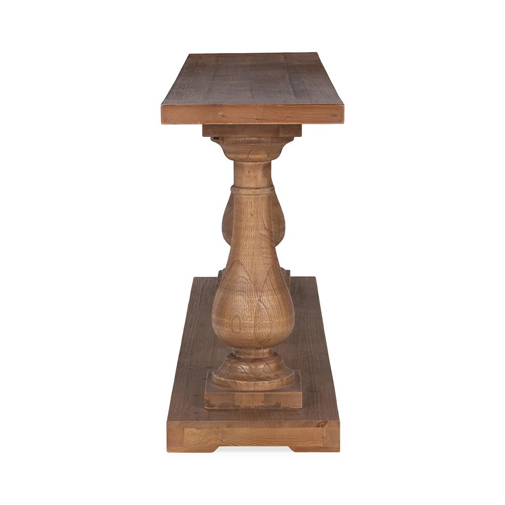 Classic Home  - Biltmore Reclaimed Pine Console Table - Mission Brown - 51005393 veiw 4