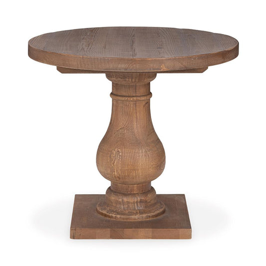 Classic Home  - Biltmore Reclaimed Pine Round End Table - Mission Brown - 51005399 veiw 1