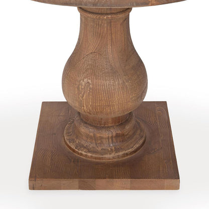 Classic Home  - Biltmore Reclaimed Pine Round End Table - Mission Brown - 51005399 veiw 5