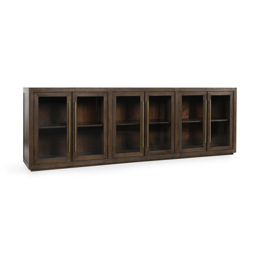 Classic Home - Bradley 108in Oak Wood Buffet Sideboard In Cocoa Brown - 52010895 veiw 1