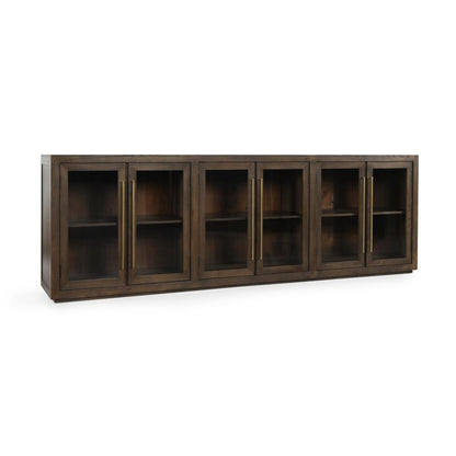 Classic Home - Bradley 108in Oak Wood Buffet Sideboard In Cocoa Brown - 52010895 veiw 1